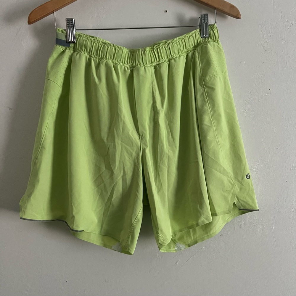 Lululemon men’s surge shorts lined large neo mint